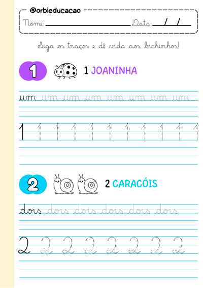 Atividade para treinar o traçado de letras maiúsculas