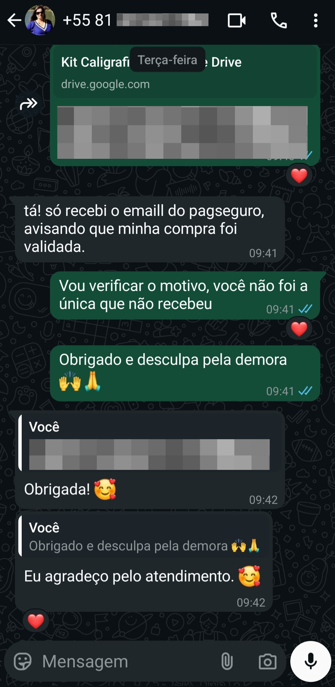 Feedback do cliente 12