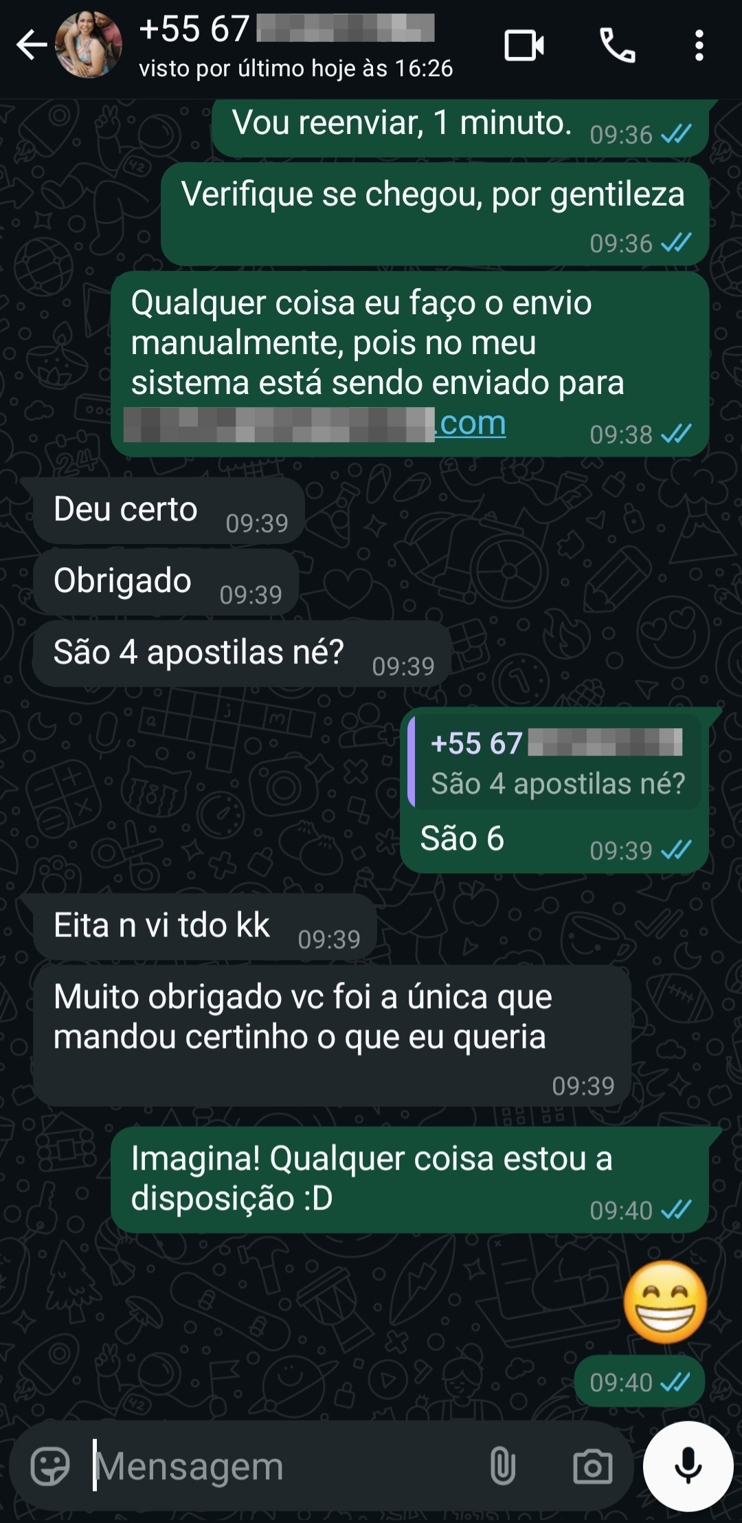 Feedback do cliente 5